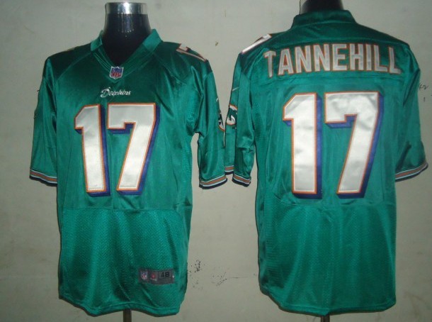 Nike Elite Jersey Miami Dolphins 17 Tannehill Green